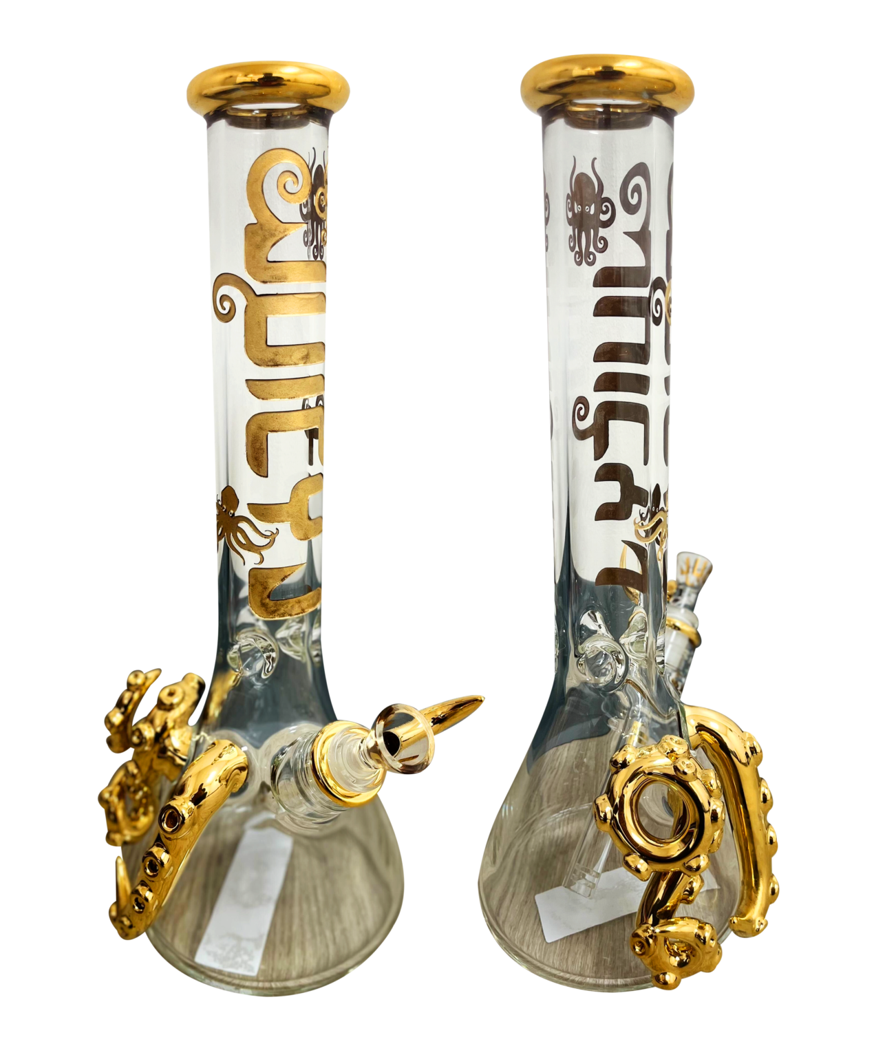 15″ JUICY J GOLD SHARK BEAKER Juicy JGlass